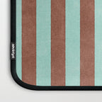 STRIPES - 005 - brown and teal Laptop Sleeve Gallery Image 3