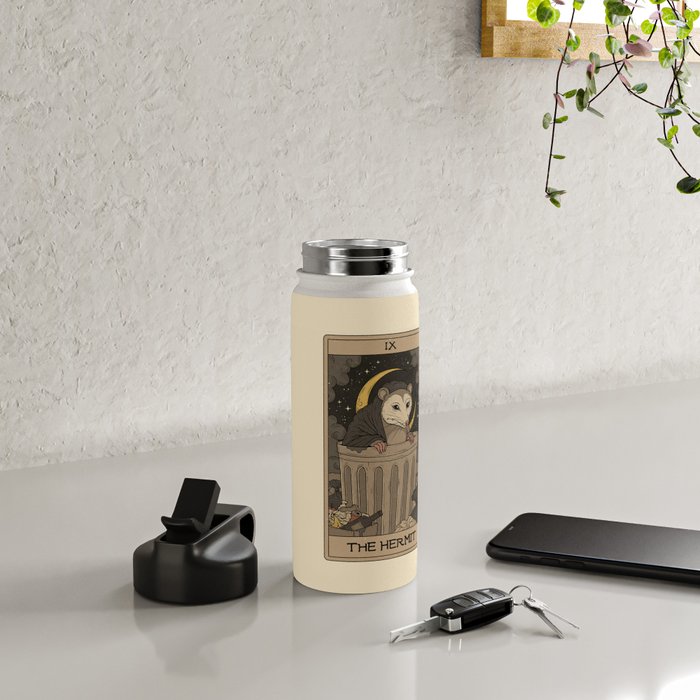 The Hermit - Possum Tarot Water Bottle Gallery Image 4