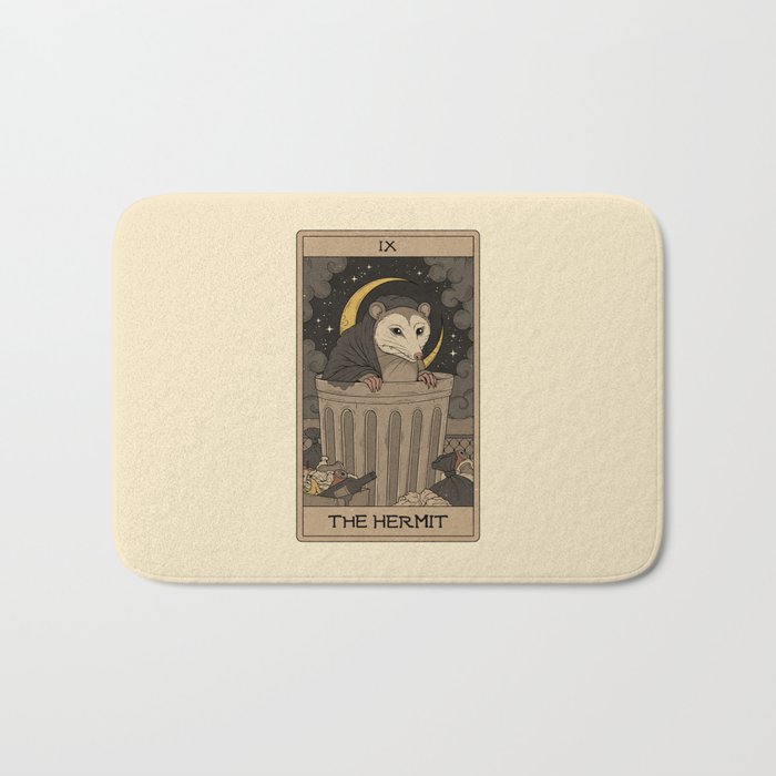 The Hermit - Possum Tarot Bath Mat Gallery Image 1