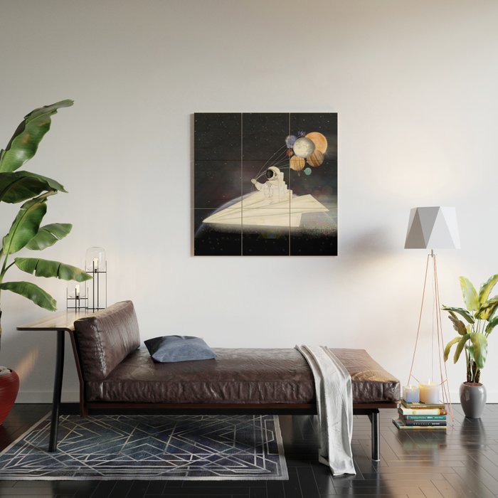 space sailing Wood Wall Art Gallery Image 2