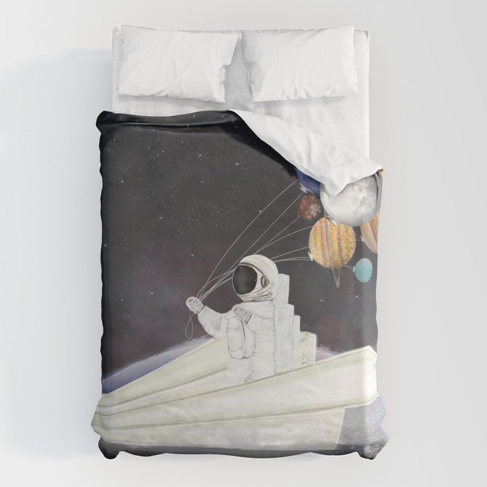 space sailing Duvet Cover Gallery Image 6