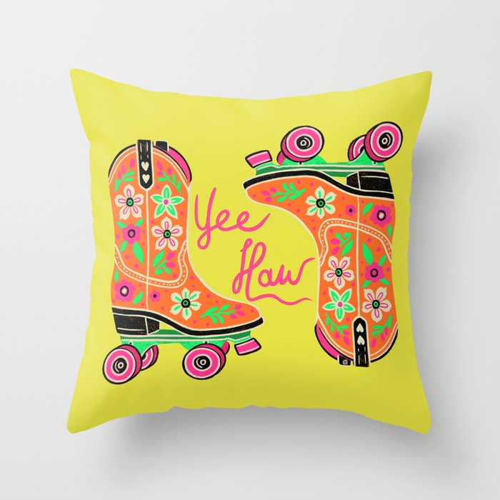 Yee haw in style Throw Pillow Gallery Image 6
