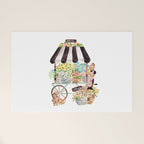 Flower Cart Welcome Mat Gallery Image 1