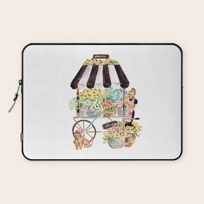 Flower Cart Laptop Sleeve Gallery Image 1