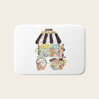 Flower Cart Bath Mat Gallery Image 1
