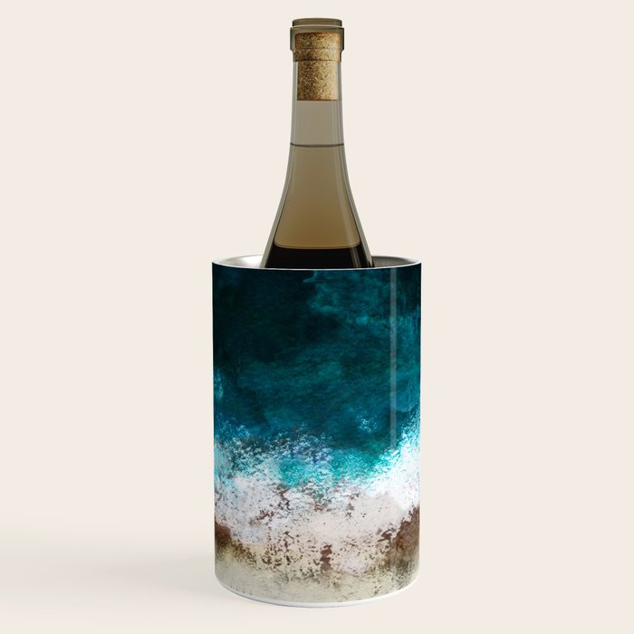 Watercolour Summer Beach V Wine Chiller Gallery Image 2
