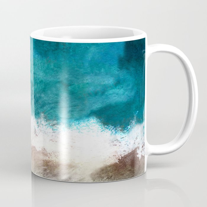 Watercolour Summer Beach V Coffee Mug Gallery Image 1