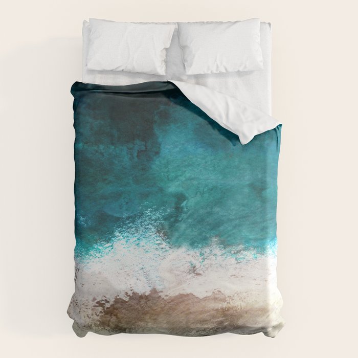 Watercolour Summer Beach V Duvet Cover Gallery Image 6
