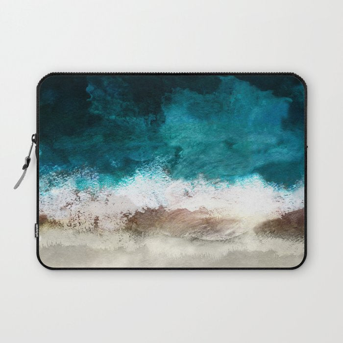 Watercolour Summer Beach V Laptop Sleeve Gallery Image 1
