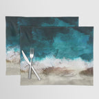 Watercolour Summer Beach V Placemat Gallery Image 1