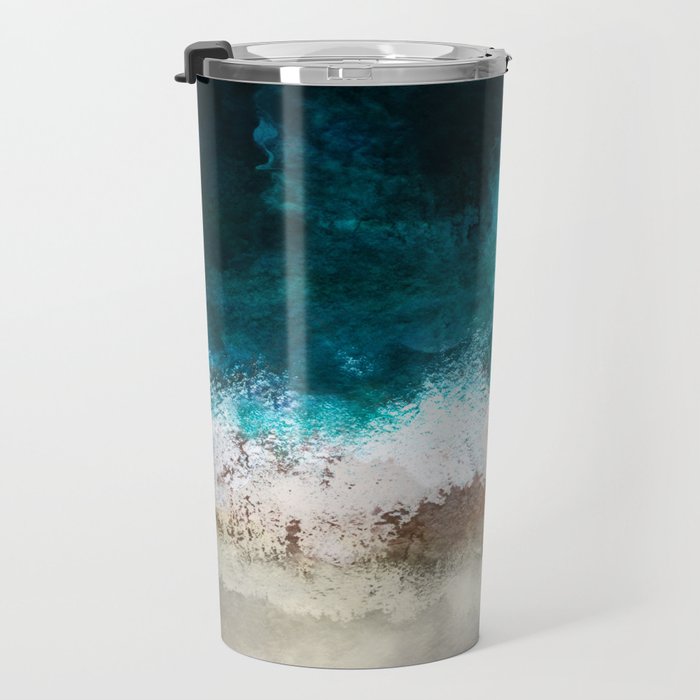 Watercolour Summer Beach V Travel Mug Gallery Image 3