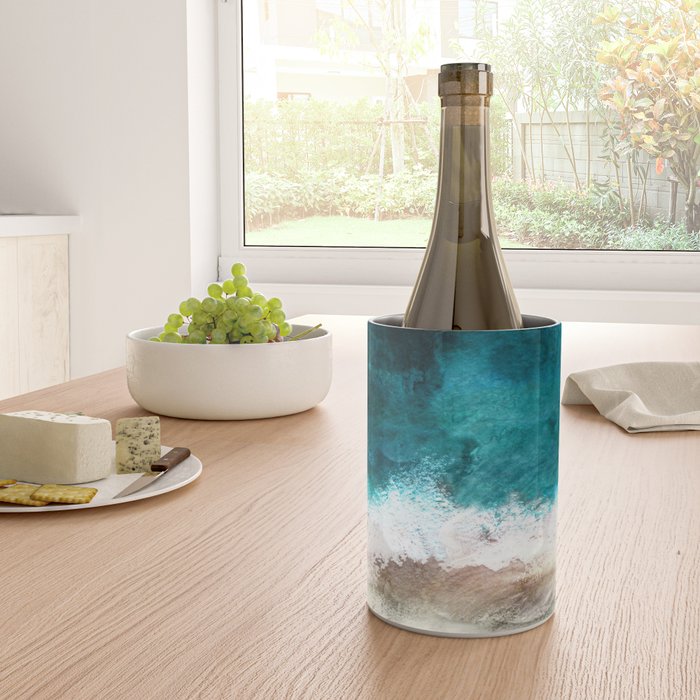 Watercolour Summer Beach V Wine Chiller Gallery Image 4