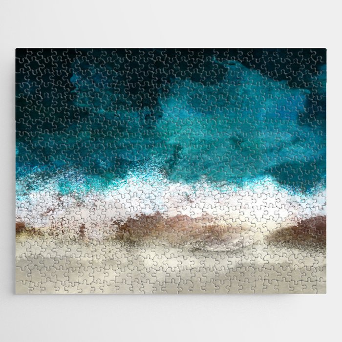 Watercolour Summer Beach V Jigsaw Puzzle Gallery Image 1
