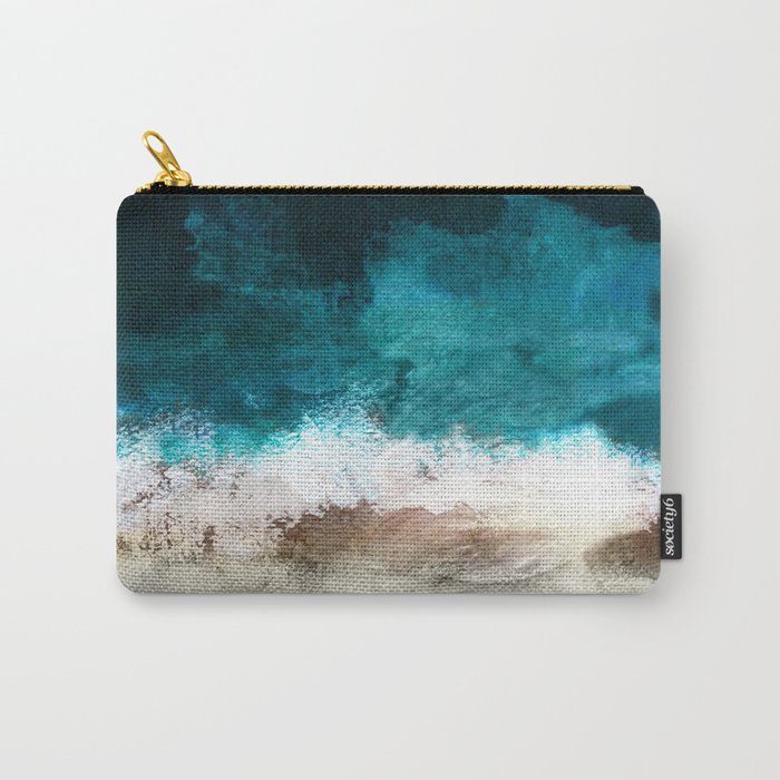 Watercolour Summer Beach V Carry All Pouch Gallery Image 1