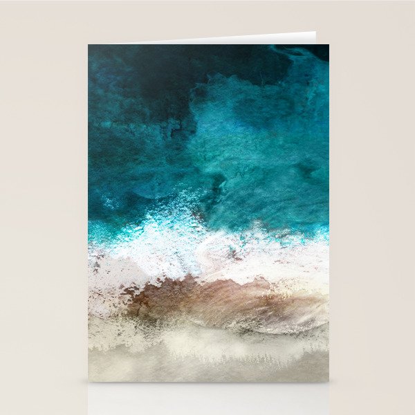 Watercolour Summer Beach V Stationery Card Gallery Image 2