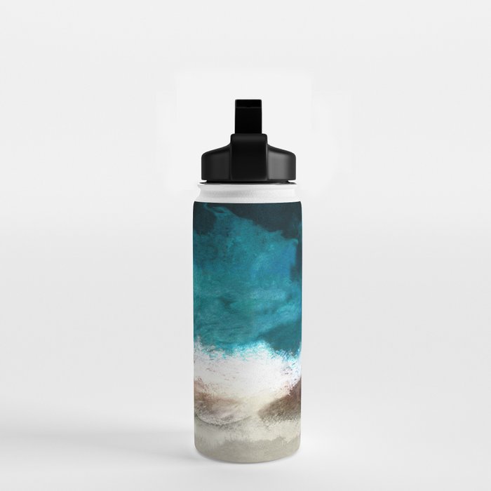 Watercolour Summer Beach V Water Bottle Gallery Image 2
