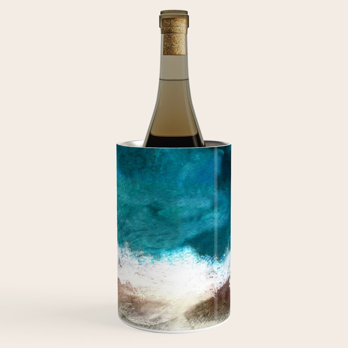 Watercolour Summer Beach V Wine Chiller Gallery Image 3