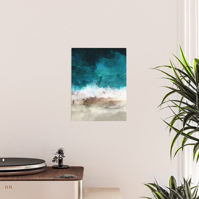 Watercolour Summer Beach V Poster Gallery Image 2