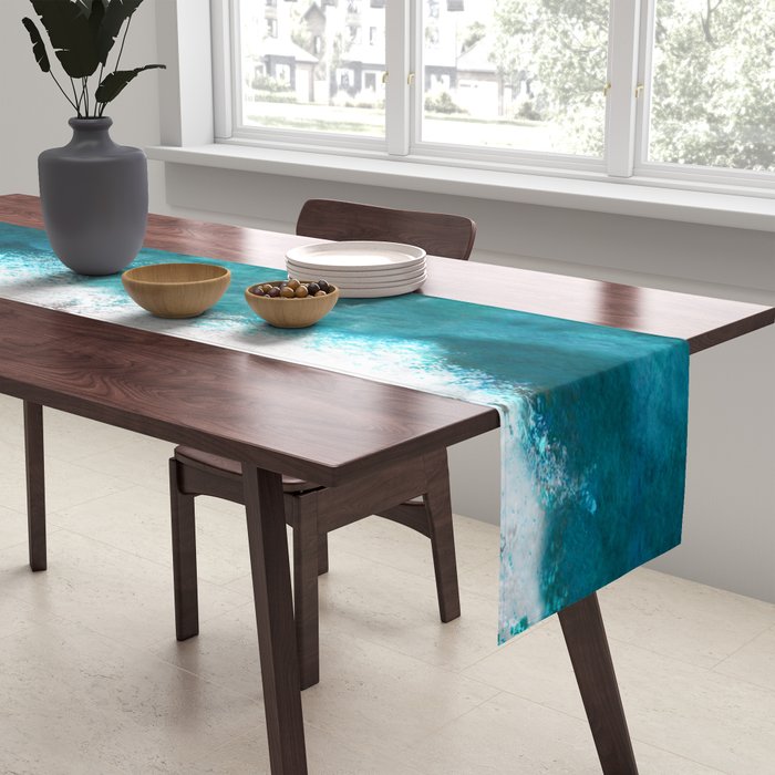 Watercolour Summer Beach V Table Runner Gallery Image 2