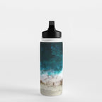 Watercolour Summer Beach V Water Bottle Gallery Image 3