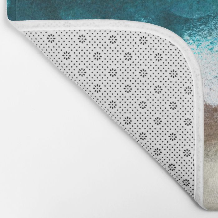 Watercolour Summer Beach V Bath Mat Gallery Image 2