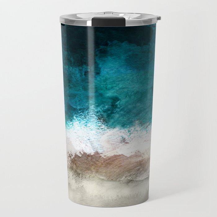 Watercolour Summer Beach V Travel Mug Gallery Image 1