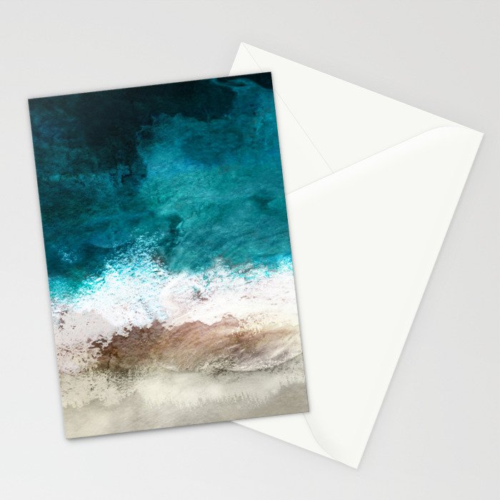 Watercolour Summer Beach V Stationery Card Gallery Image 2