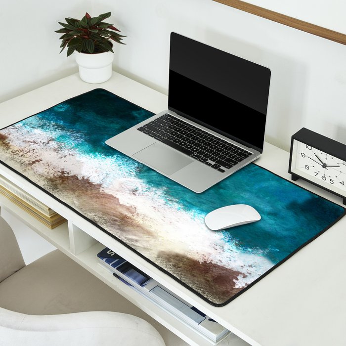 Watercolour Summer Beach V Desk Mat Gallery Image 2