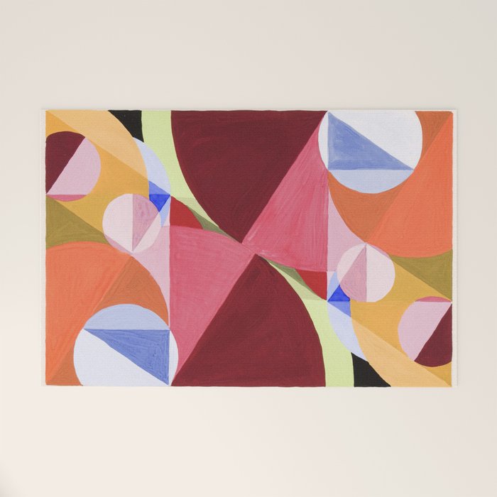 Area Broken by Perpendiculars Welcome Mat Gallery Image 1