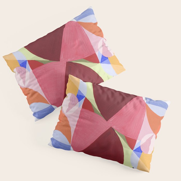 Area Broken by Perpendiculars Pillow Sham Gallery Image 1