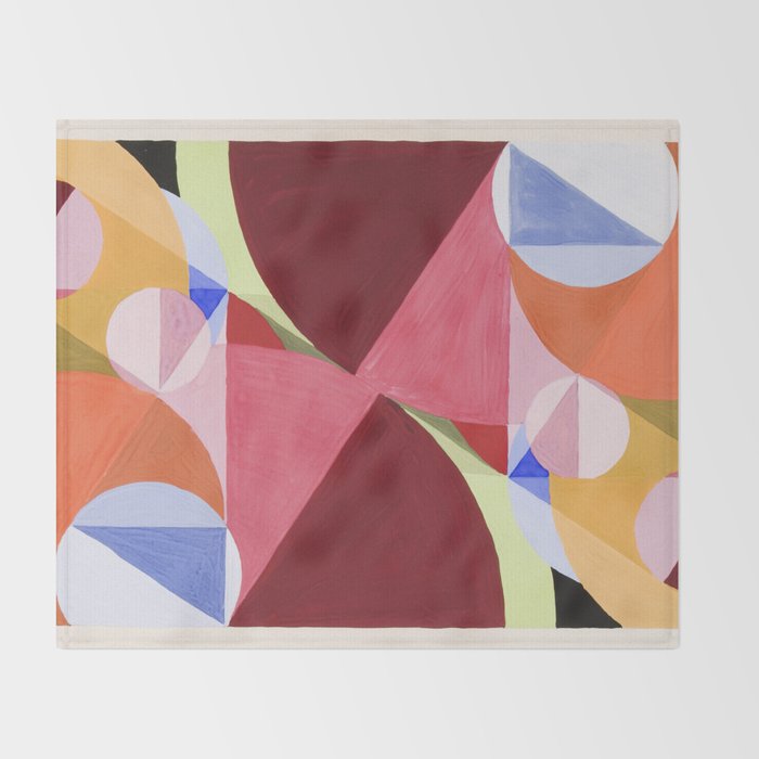 Area Broken by Perpendiculars Throw Blanket Gallery Image 2