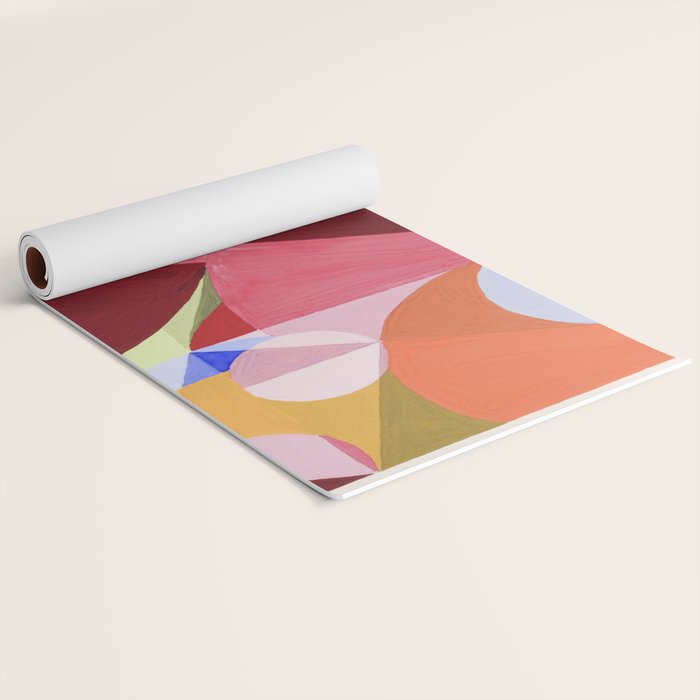 Area Broken by Perpendiculars Yoga Mat Gallery Image 2