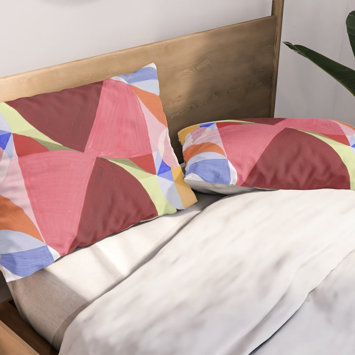 Area Broken by Perpendiculars Pillow Sham Gallery Image 2