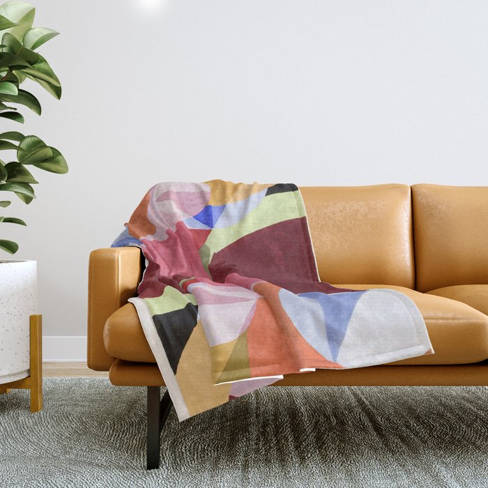 Area Broken by Perpendiculars Throw Blanket Gallery Image 1