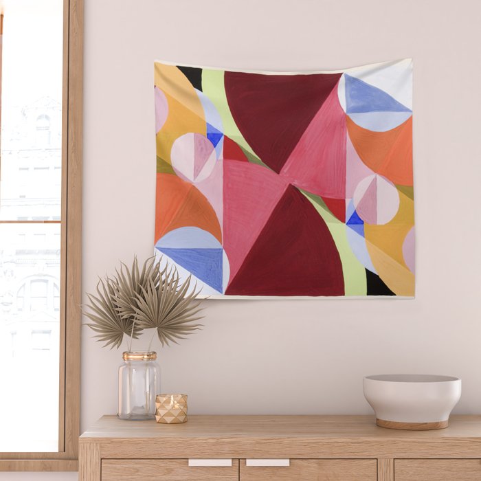 Area Broken by Perpendiculars Wall Tapestry Gallery Image 2