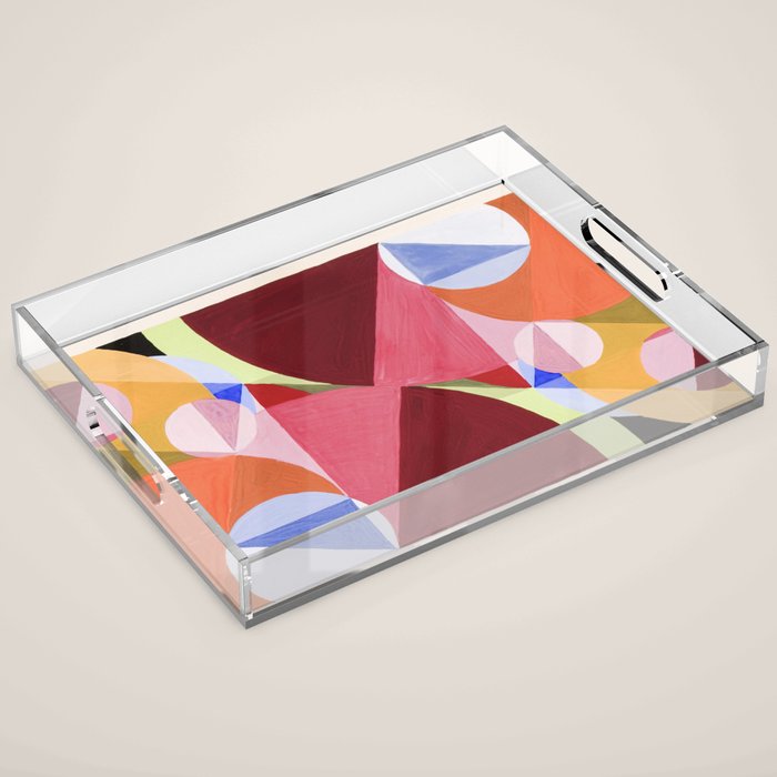 Area Broken by Perpendiculars Acrylic Tray Gallery Image 1