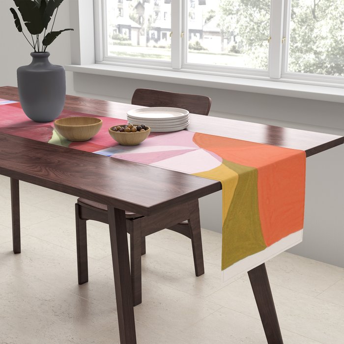Area Broken by Perpendiculars Table Runner Gallery Image 2