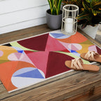 Area Broken by Perpendiculars Outdoor Rug Gallery Image 2