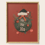 Festive Ho Ho Ho Bauble Red  Serving Tray Gallery Image 1