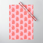 This Must Be The Place (Pink/Red Palette) Wrapping Paper Gallery Image 1