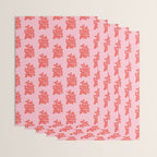 This Must Be The Place (Pink/Red Palette) Wrapping Paper Gallery Image 3