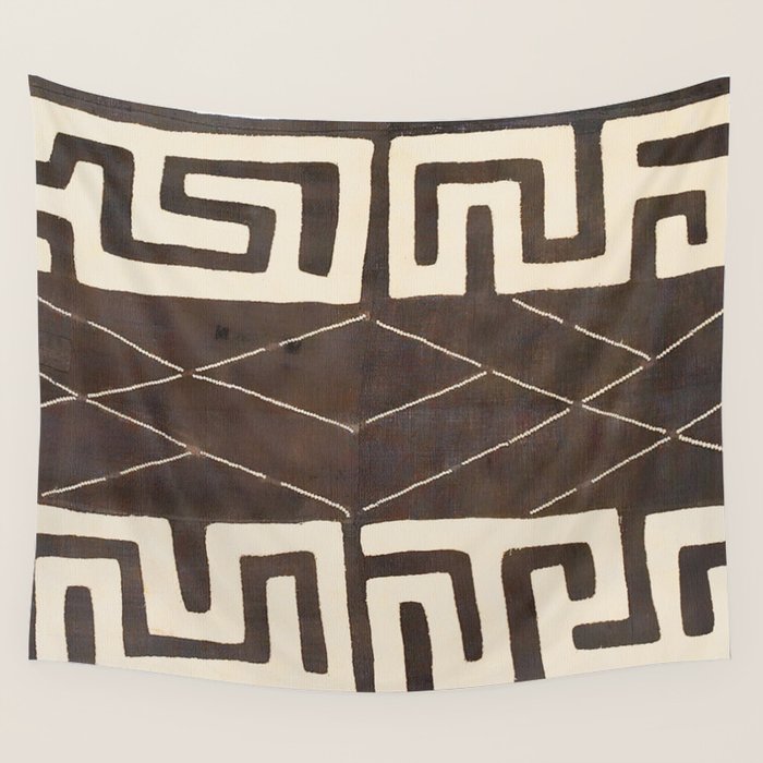 Kuba Congo Central African Wraparound Skirt Print 2 Wall Tapestry Gallery Image 4