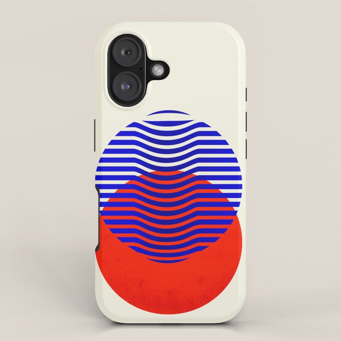 Graphic abstract circles iPhone Case Gallery Image 1
