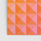 Geometric Gradient in Pink and Orange Poster Gallery Image 3