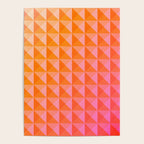 Geometric Gradient in Pink and Orange Poster Gallery Image 4