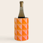 Geometric Gradient in Pink and Orange Wine Chiller Gallery Image 2