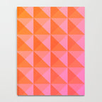 Geometric Gradient in Pink and Orange Notebook Gallery Image 4