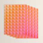Geometric Gradient in Pink and Orange Wrapping Paper Gallery Image 3