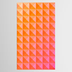 Geometric Gradient in Pink and Orange Tablecloth Gallery Image 2