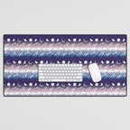 Mountains & Moons Stripe Desk Mat Gallery Image 1
